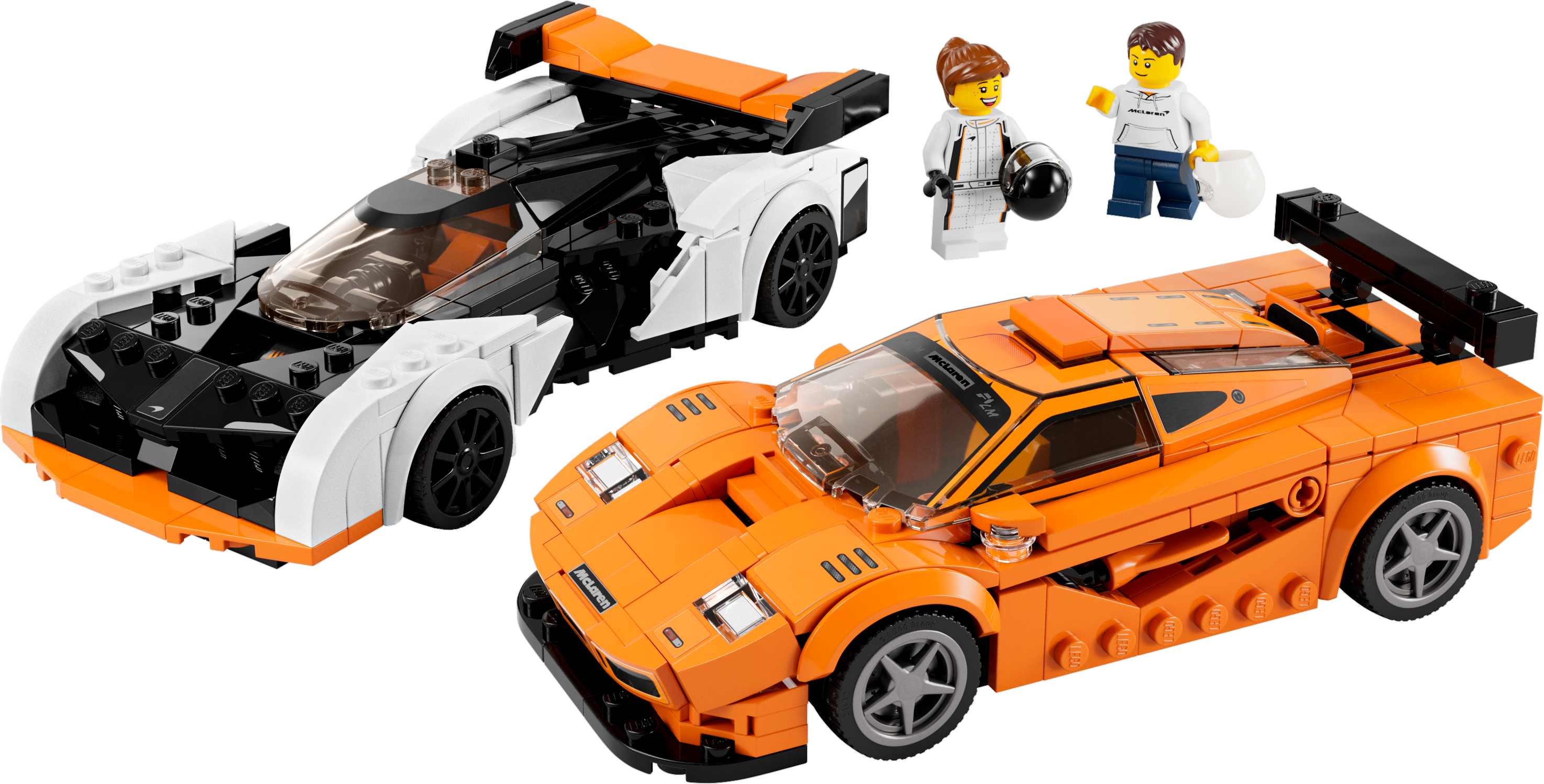 Конструктор LEGO Speed Champions McLaren Solus GT и McLaren F1 LM, 581 деталь (76918) - фото 2