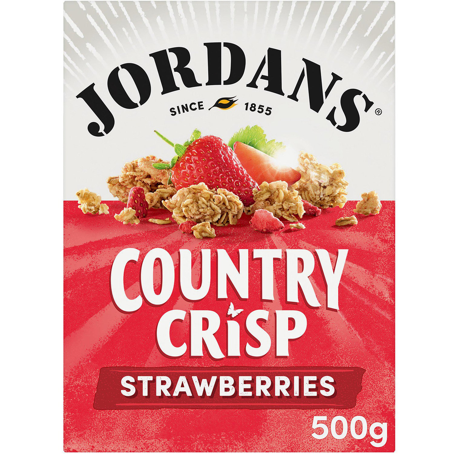 Кранчи Jordans Сountry Crisp с клубникой 500 г - фото 1