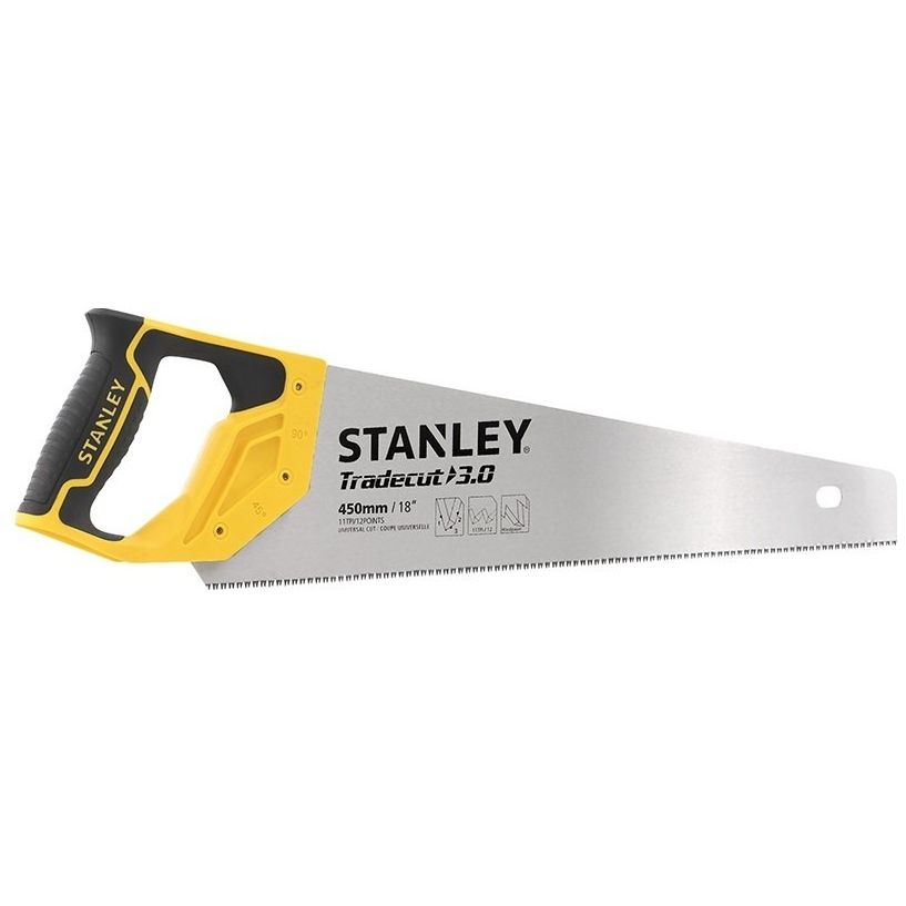 Ножовка для дерева Stanley Tradecut 11TPI 450 мм (STHT20355-1) - фото 1