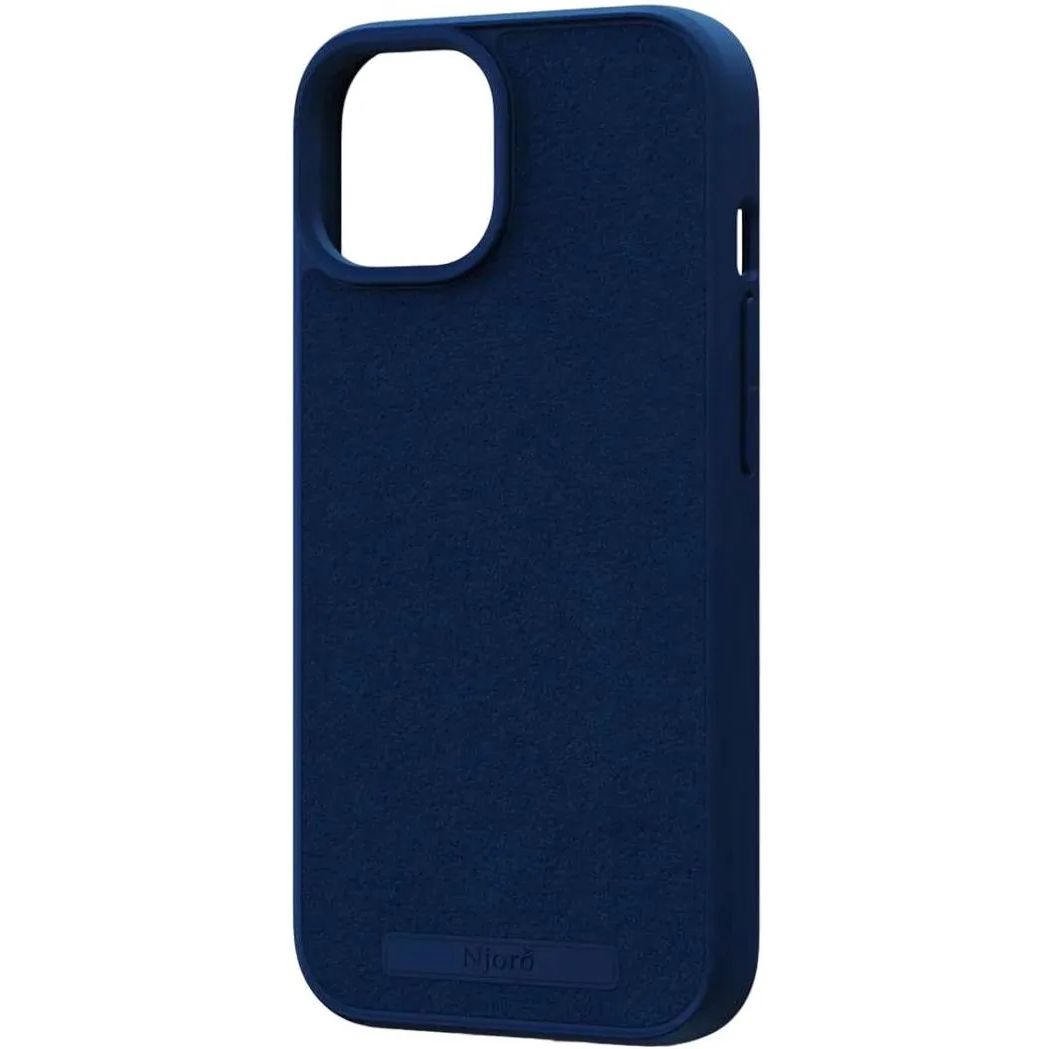 Чохол-накладка Njord Suede MagSafe Case Blue для iPhone 15 Plus - фото 2