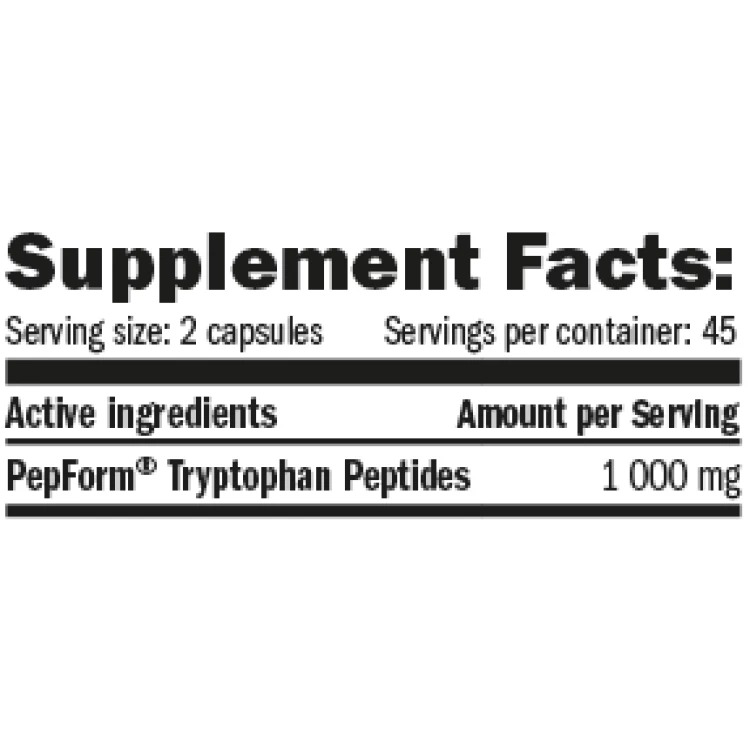 Амінокислота Amix Tryptophan PepForm Peptides 500 мг 90 капсул - фото 2