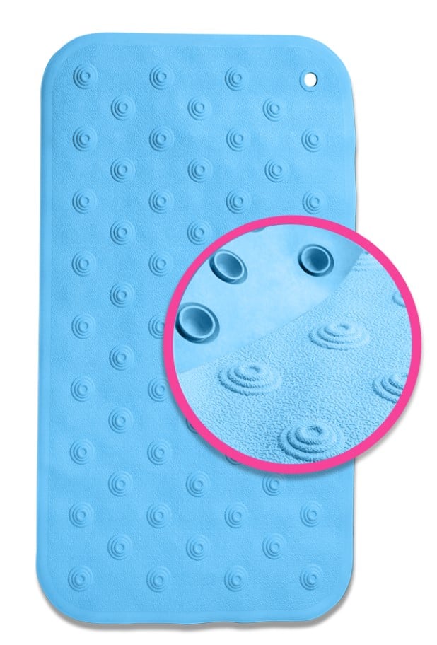 Антиковзаючий килимок Безопаски для ванни, синій - фото 2