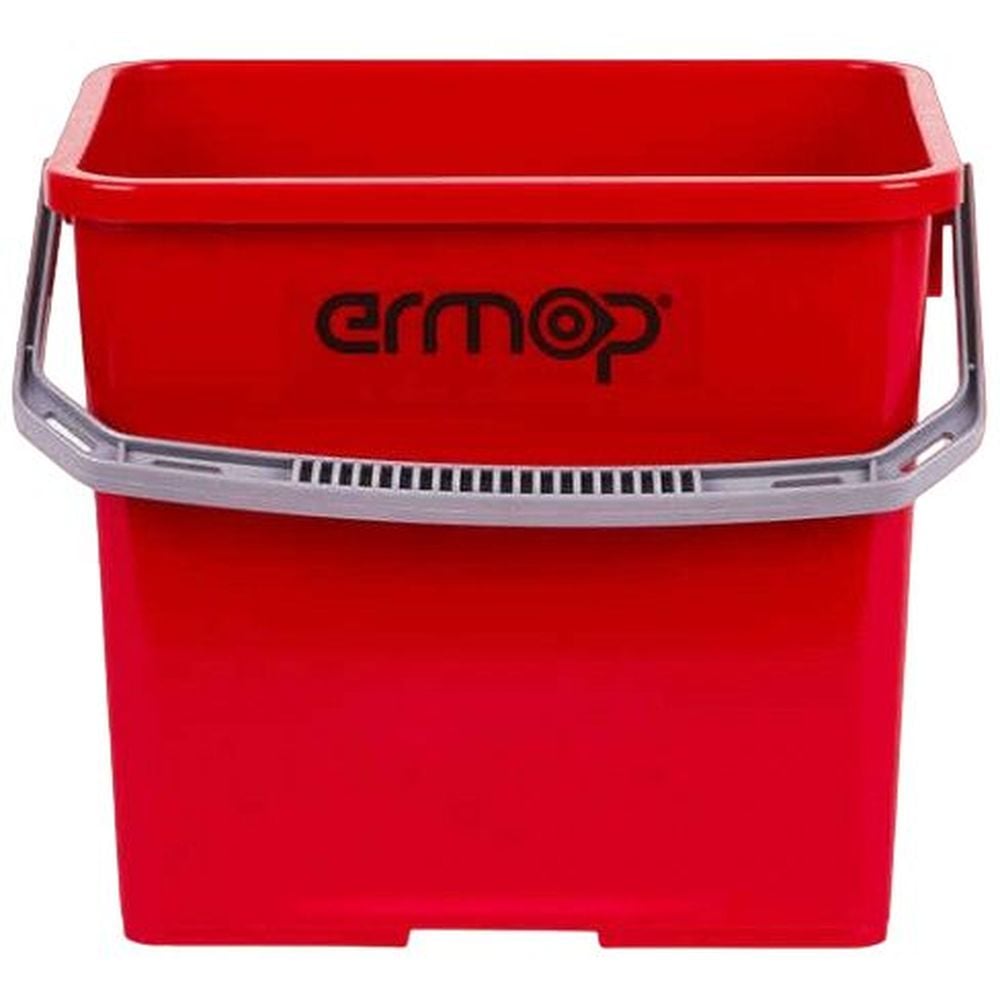 Ведро Ermop Professional пластиковое красное 6 л - фото 1