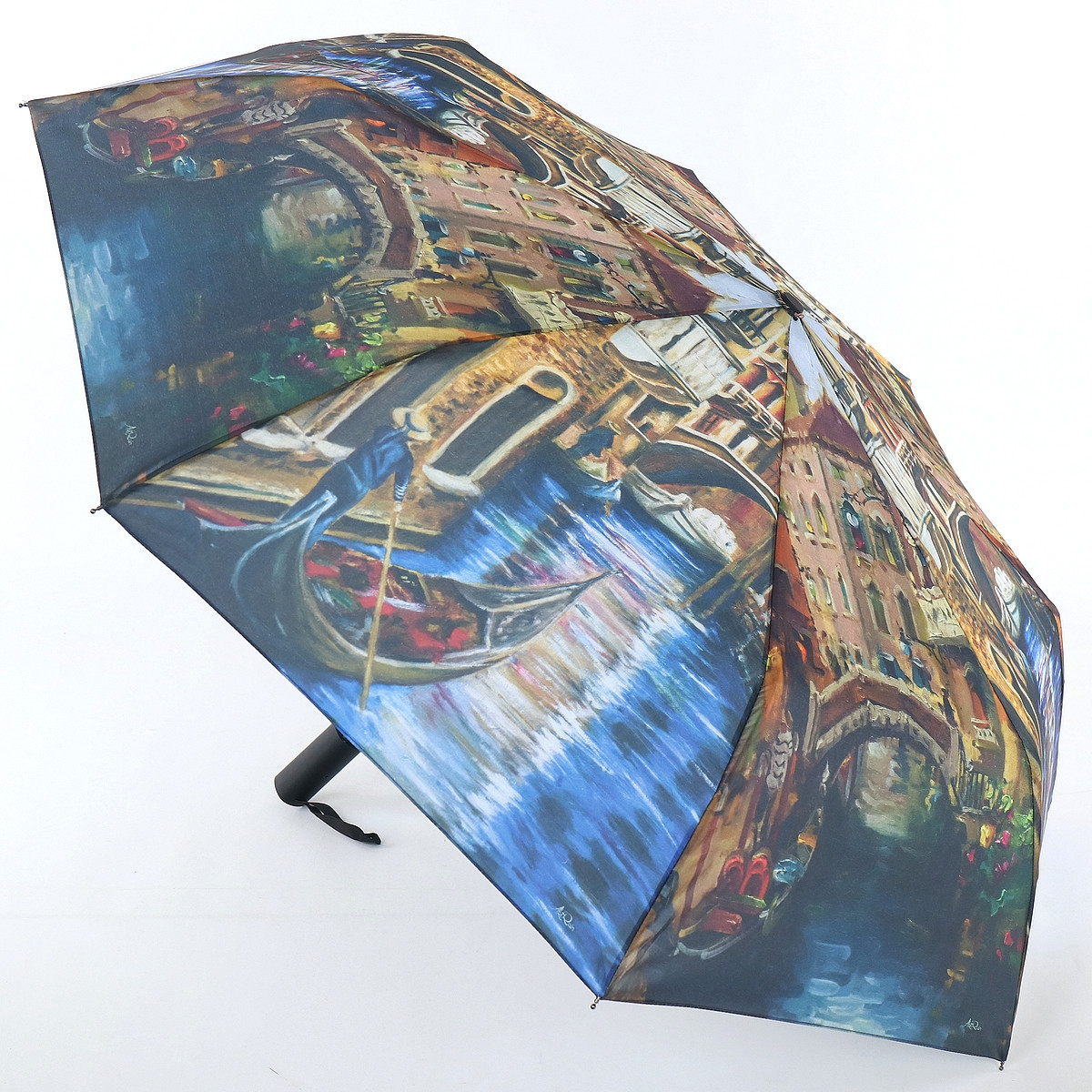 Жіноча складана парасолька повний автомат Art Rain 102 см різнобарвна - фото 2
