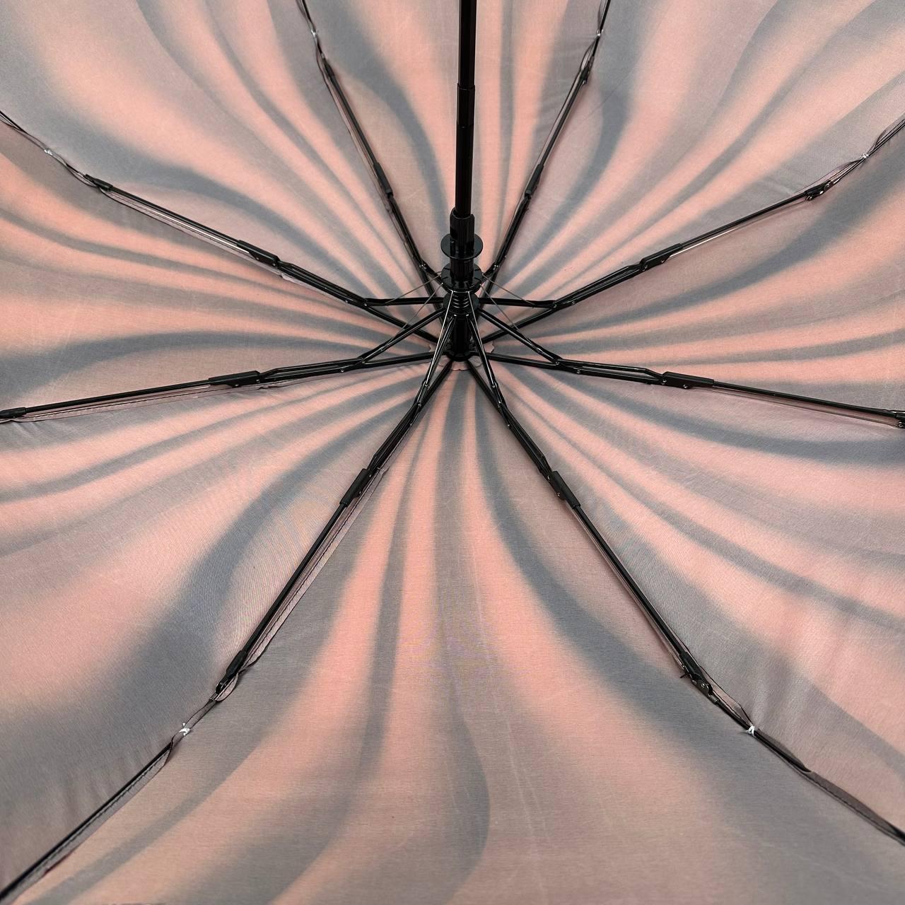 Женский складной зонтик полуавтомат Toprain 97 см красный - фото 7