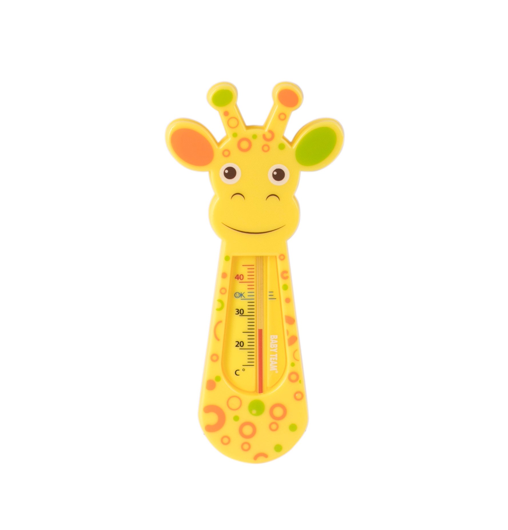 Термометр для воды Baby Team Жираф, желтый (7300) - фото 1
