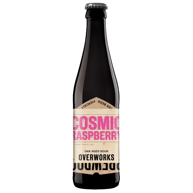 Пиво BrewDog Cosmic Strawberry & Vanilla, светлое, нефильтрованное, 6,7%, 0,33 л - фото 1