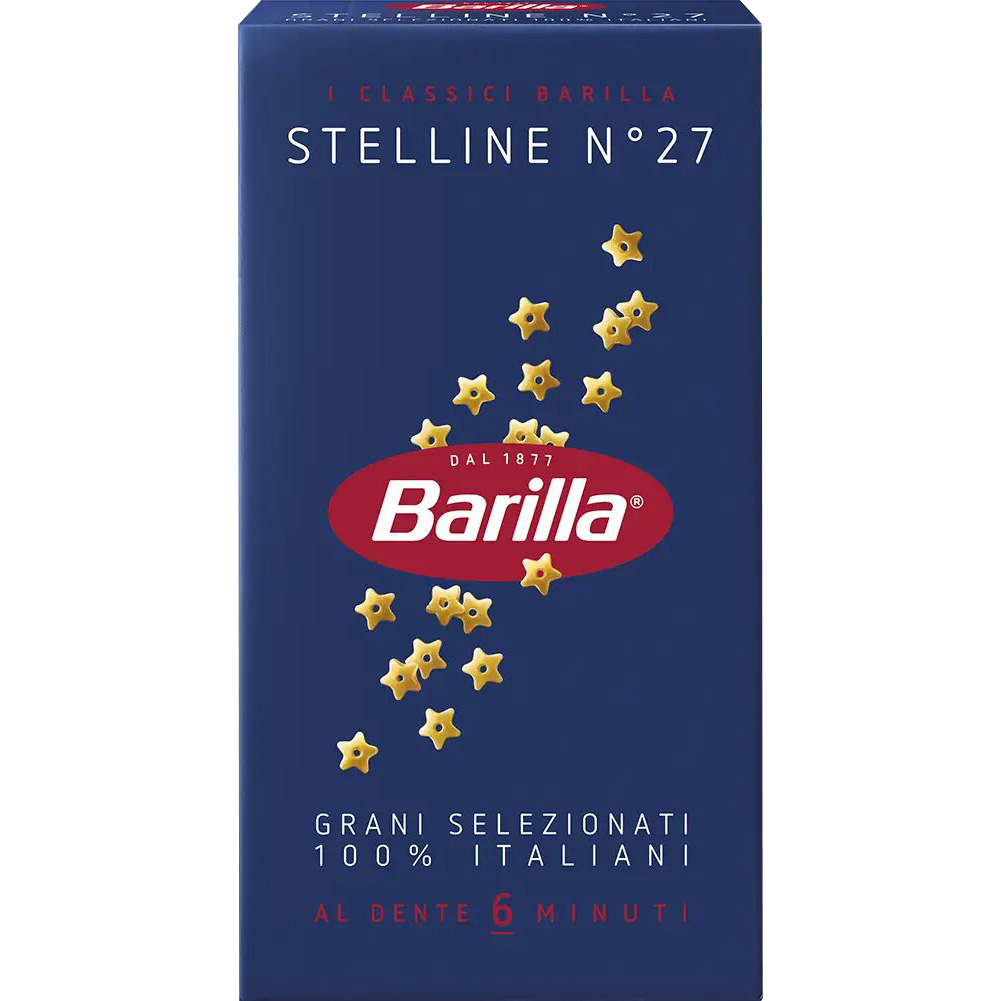 Макаронні вироби Barilla Stelline №27 500 г - фото 1