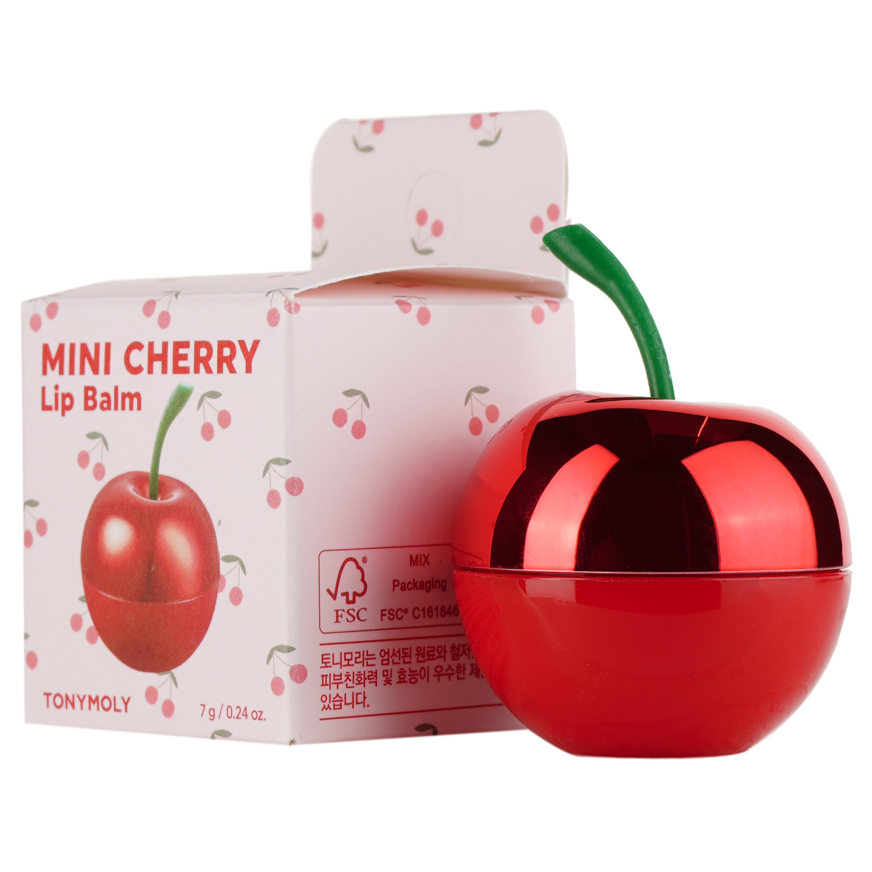 Бальзам для губ Tony Moly Mini Berry Lip Balm Cherry, SPF15, 7 г - фото 1