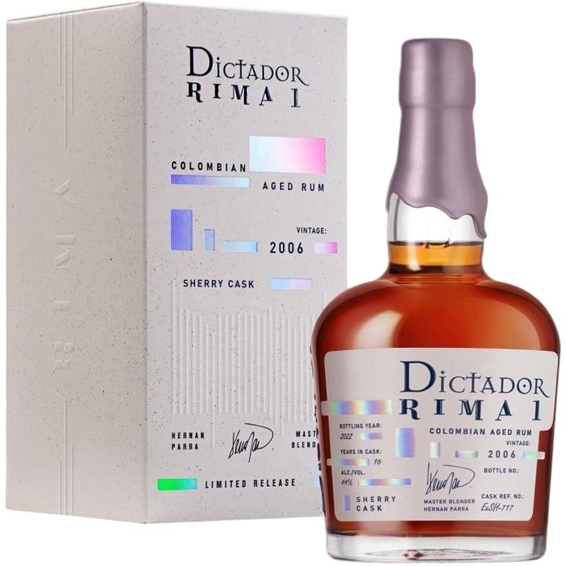 Ром Dictador Rima Sherry Finish 2006 44% 0.7 л - фото 1