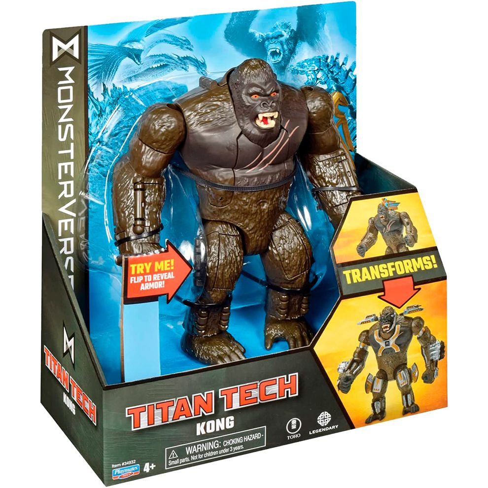 Фігурка Godzilla vs. Kong Titan Tech Конг, 20 см (34932) - фото 8