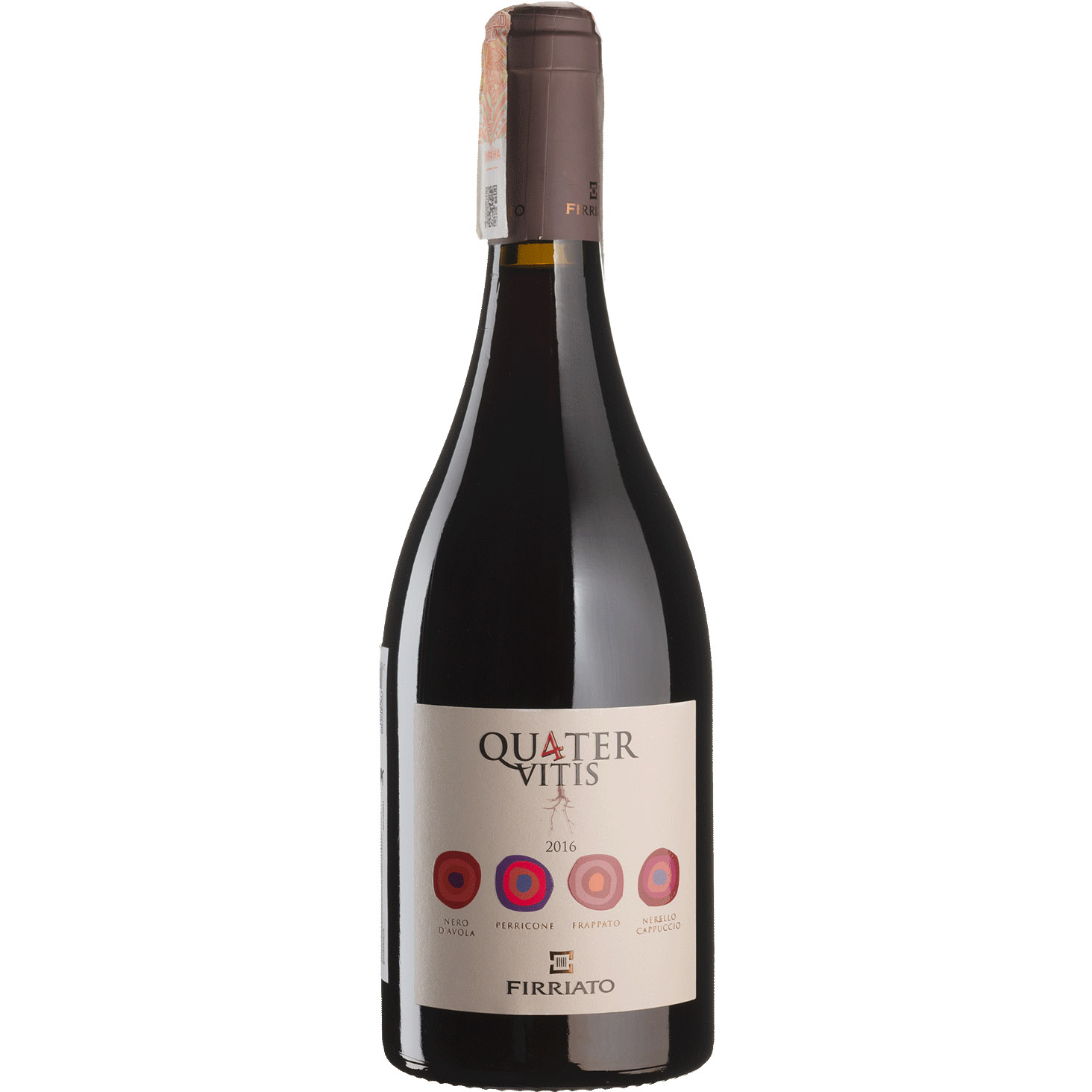 Вино Firriato Quater Vitis червоне сухе 0.75 л - фото 1