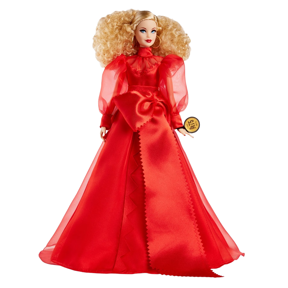 Коллекционная кукла Barbie 75-летие Mattel (GMM98) - фото 1