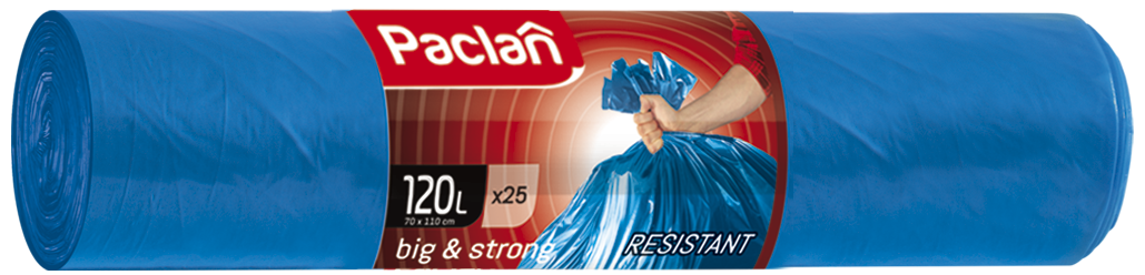 Пакети для сміття Paclan Big&Strong, 120 л, 25 шт. - фото 1