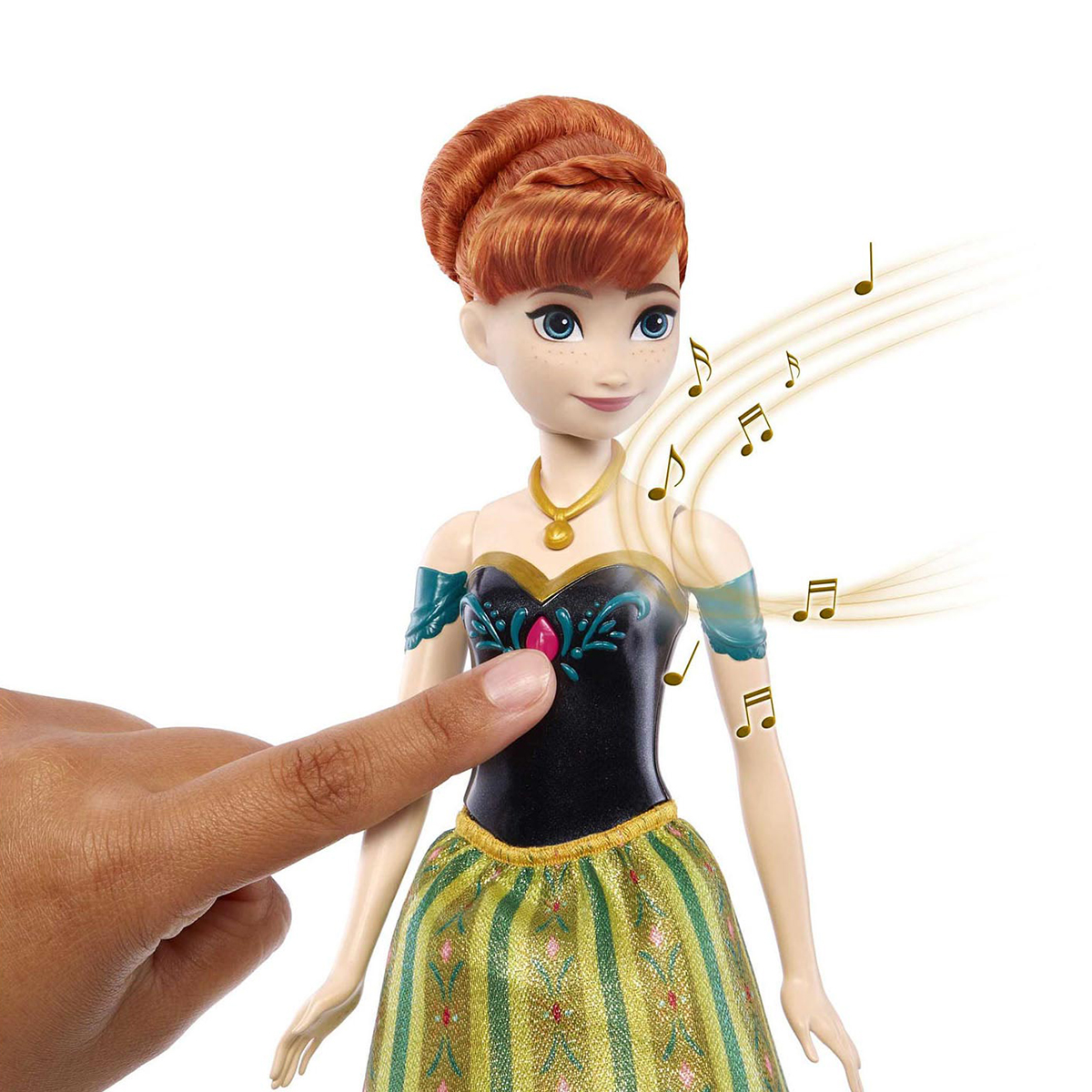 Лялька-принцеса Disney Princess Співоча Анна, 29,5 см (HMG47) - фото 5
