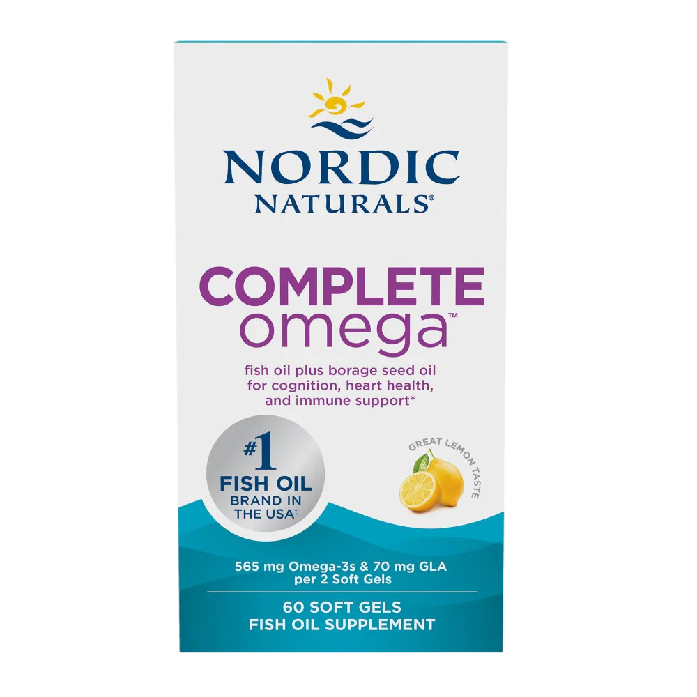 Омега комплекс Nordic Naturals Complete Omega зі смаком лимона 60 капсул - фото 2