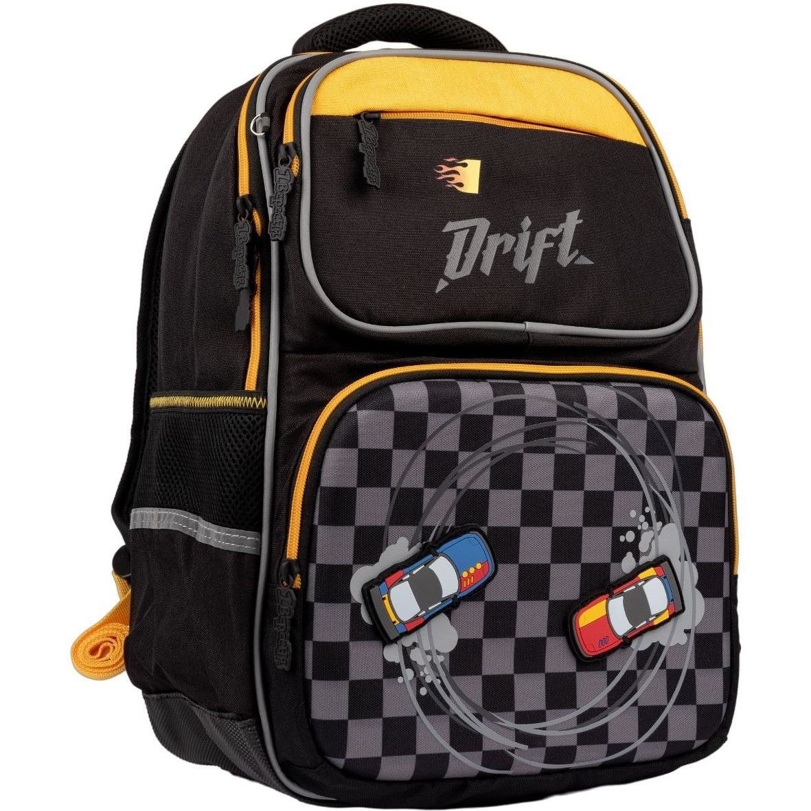 Рюкзак шкільний 1 Вересня S-105 Maxdrift, чорний з жовтим (558744) - фото 2