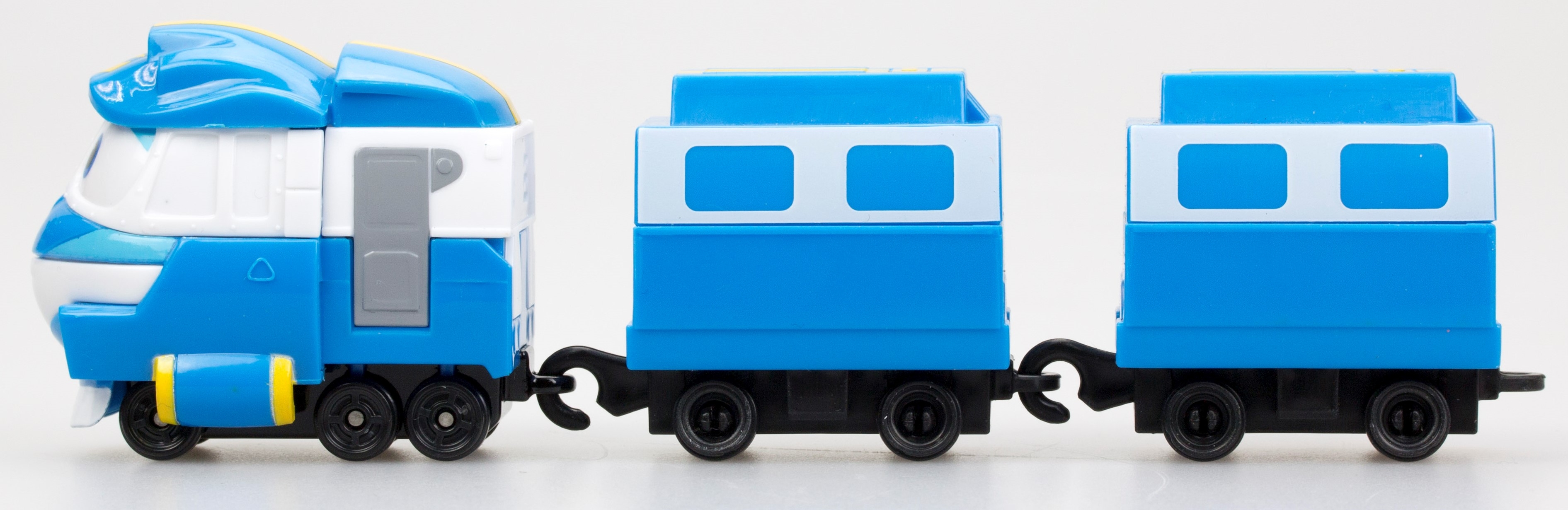 Паровозик з двома вагонами Silverlit Robot Trains Кей (80176) - фото 2