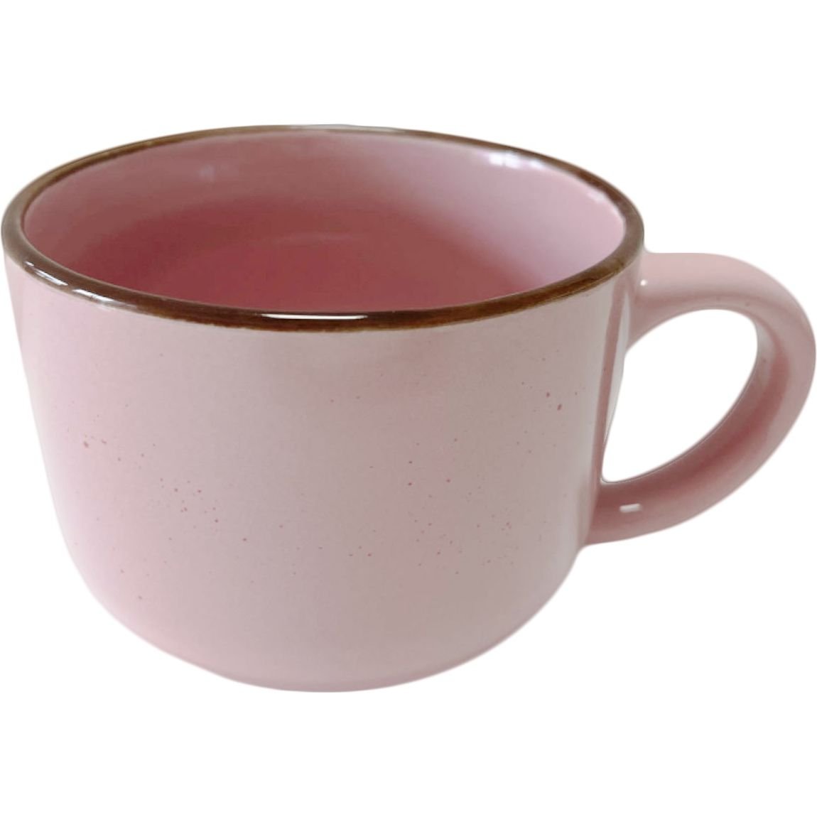 Чашка Limited Edition Jumbo 500 мл пудрово-розовая (YF6007-7) - фото 1