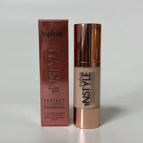 Тональная основа TopFace Instyle Perfect Coverage Foundation PT463 тон 006, 30 мл - фото 4