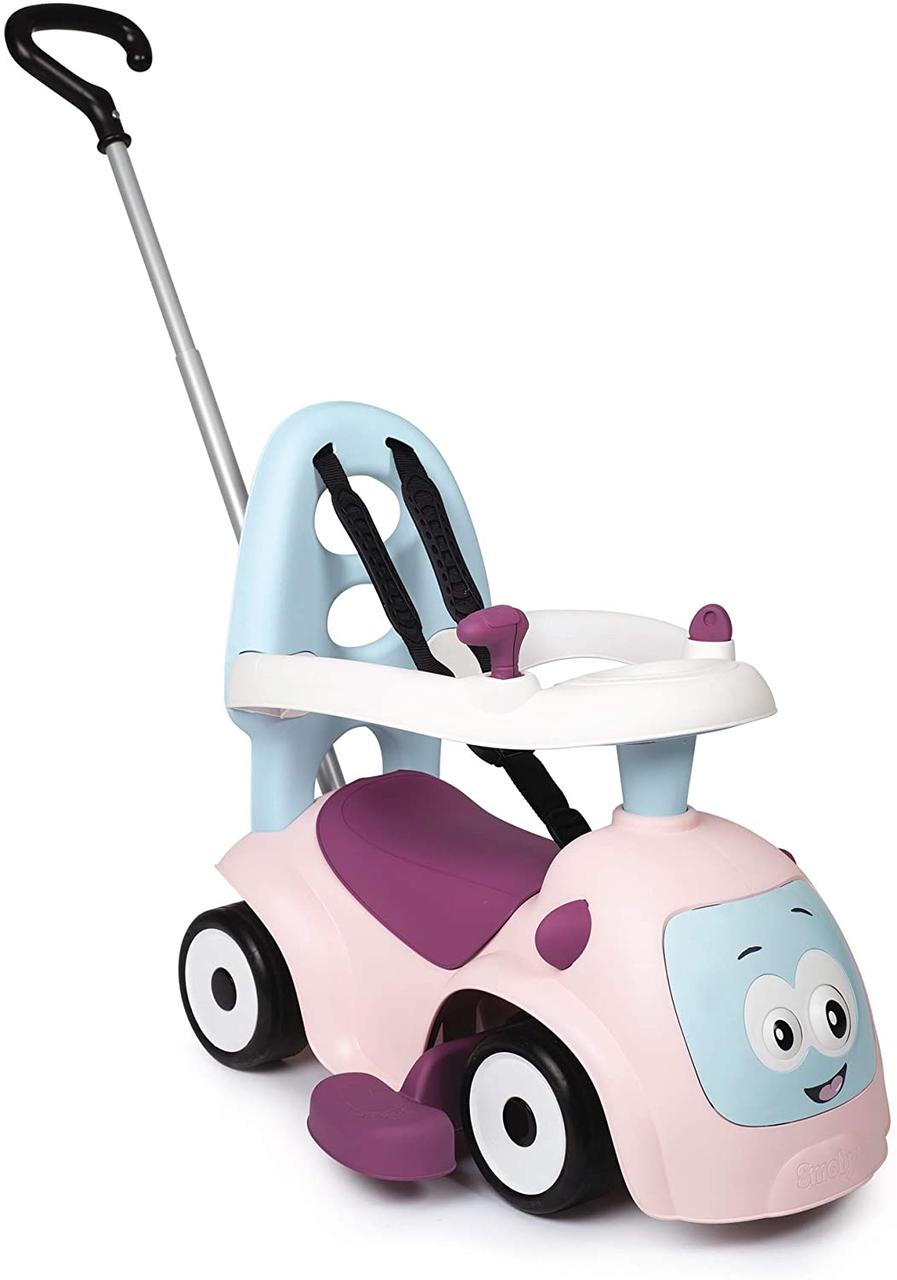 Машина для катания детская Smoby Toys Маестро 4 в 1 с функцией качели, розовый (720305) - фото 2