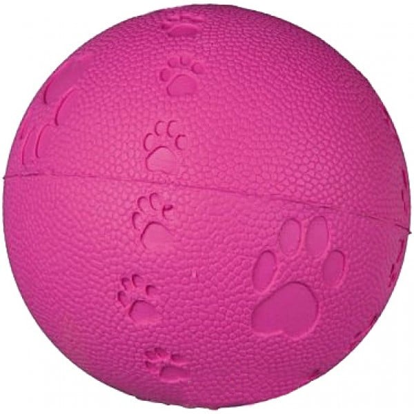 Іграшка для собак Trixie М'яч литий з пищалкою, 9,5 см, в асортименті (34863) - фото 1