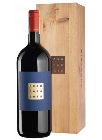 Вино Brancaia IL Blu 2018, красное, сухое, 14,5%, 1,5 л., в п/у - фото 1