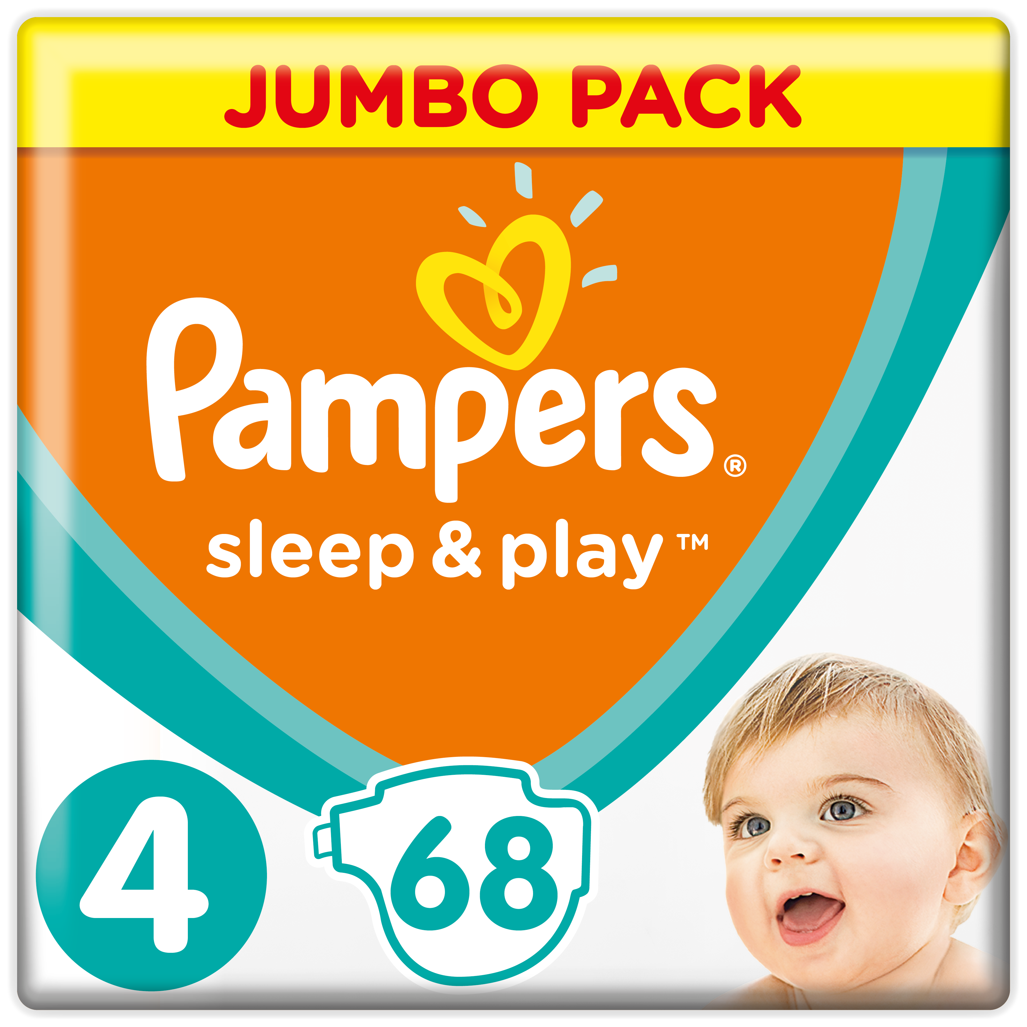 Підгузки Pampers Sleep&Play 4 (9-14 кг), 68 шт. - фото 1