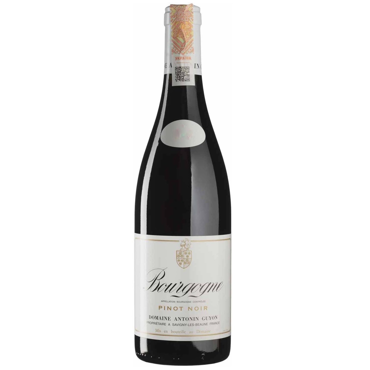 Вино Antonin Guyon Bourgogne Pinot Noir, красное, сухое, 0,75 л (W7944) - фото 1