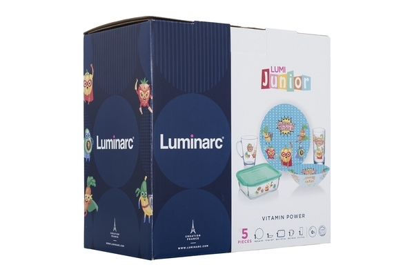 Набір дитячого посуду Luminarc Vitamin Power, 5 предметів (P7869) - фото 9