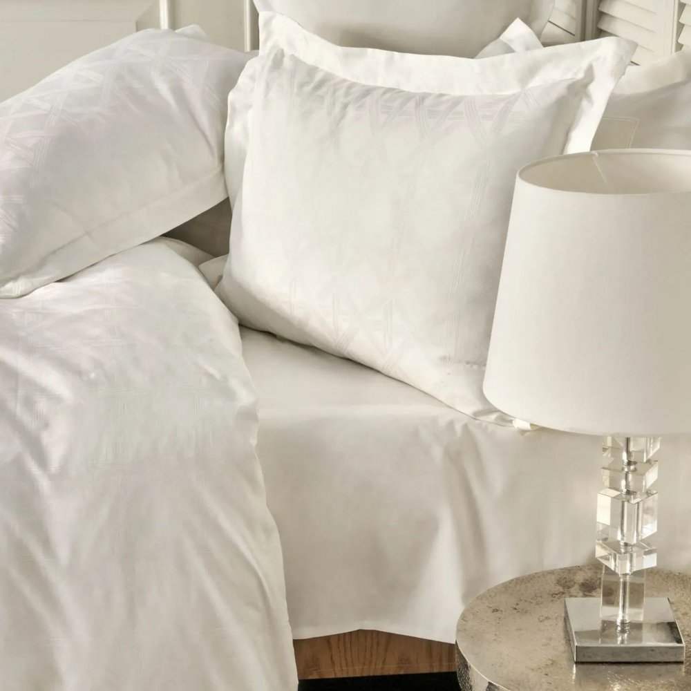 Комплект постільної білизни Karaca Home White Colletion Santino, євростандарт, білий, 4 предмети (svt-2000022306034) - фото 2