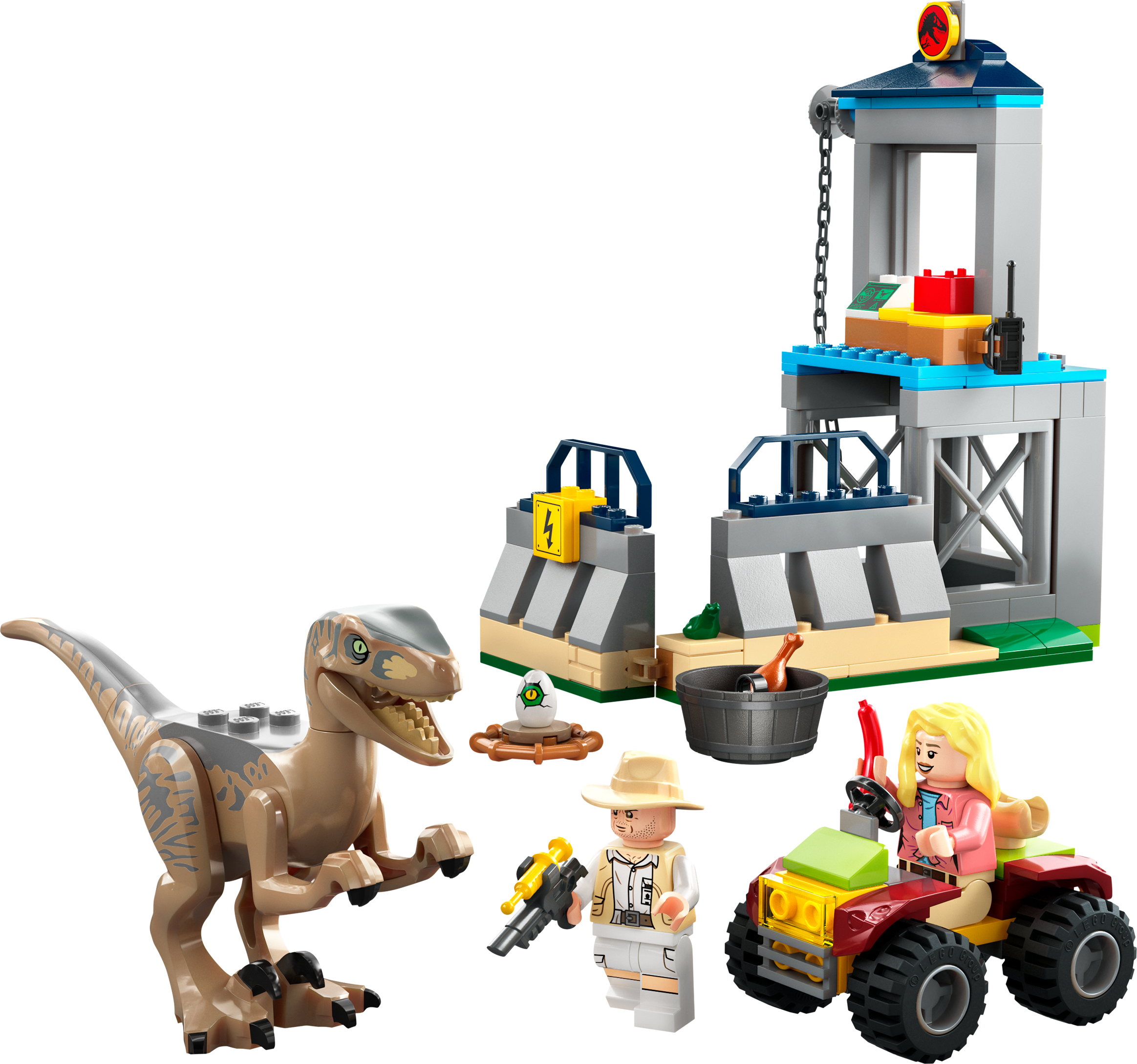 Конструктор LEGO Jurassic World Бегство велоцираптора, 137 деталей (76957) - фото 2