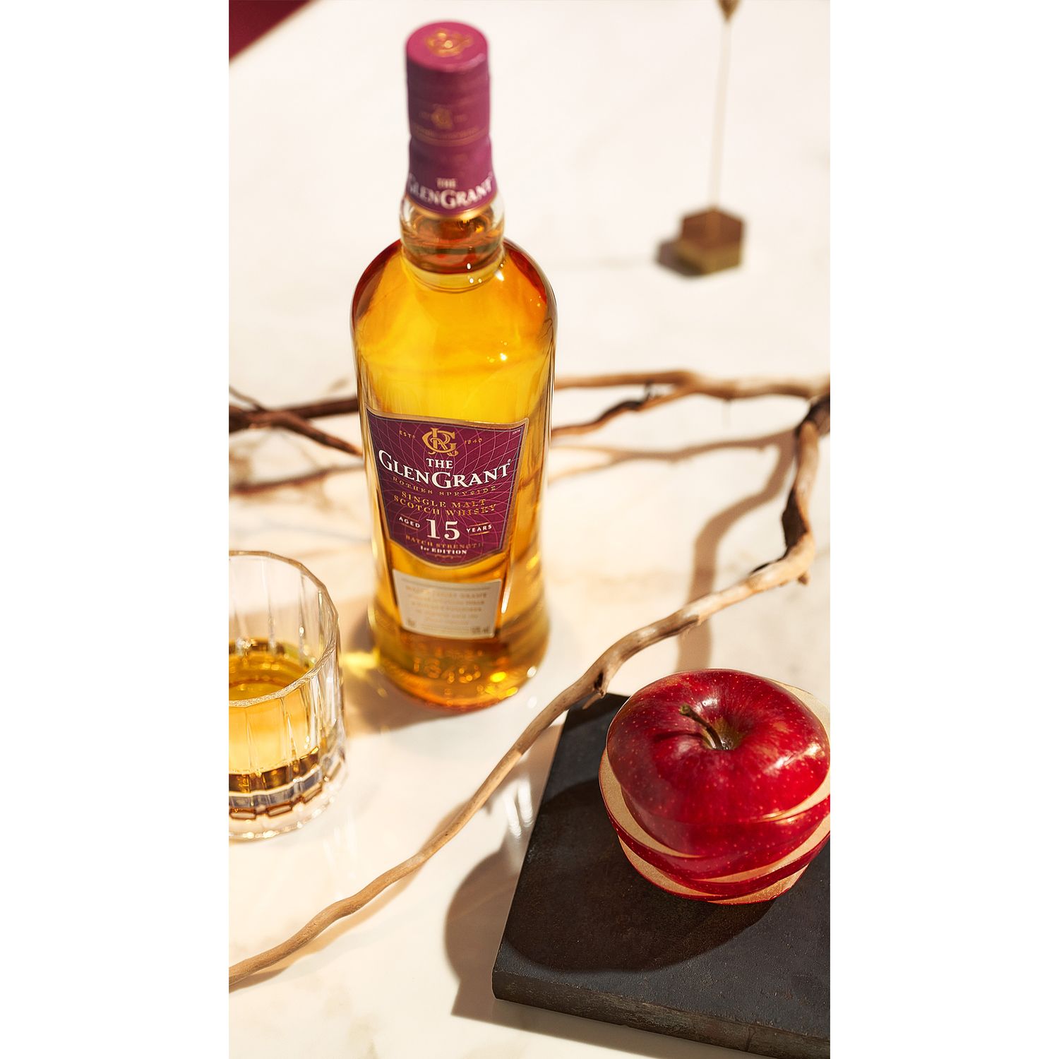 Виски Шотландский Glen Grant 15 лет 50% 0.7 л, в подарочной