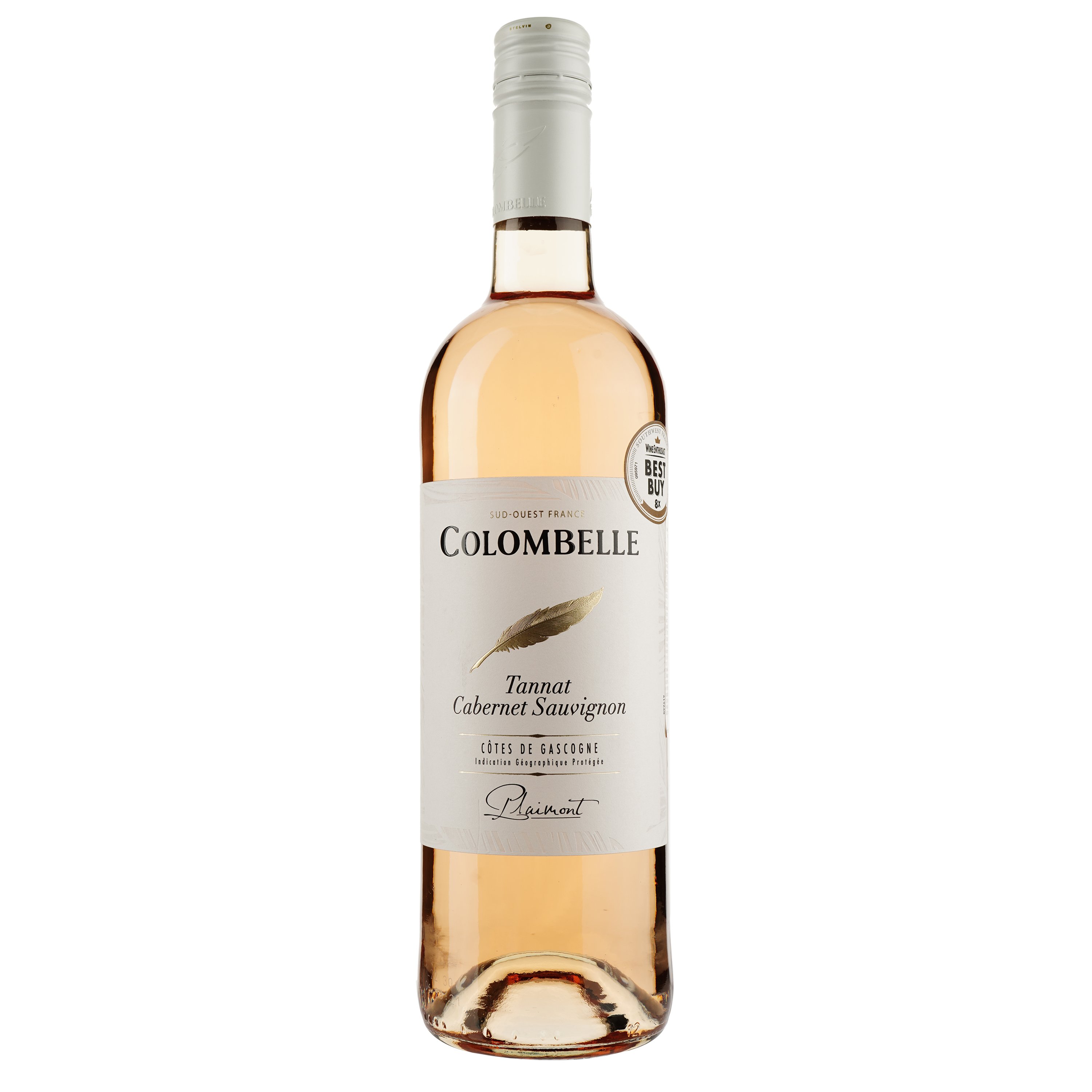 Вино Plaimont Colombelle Tannat-Cabernet розовок сухое 0.75 л - фото 1