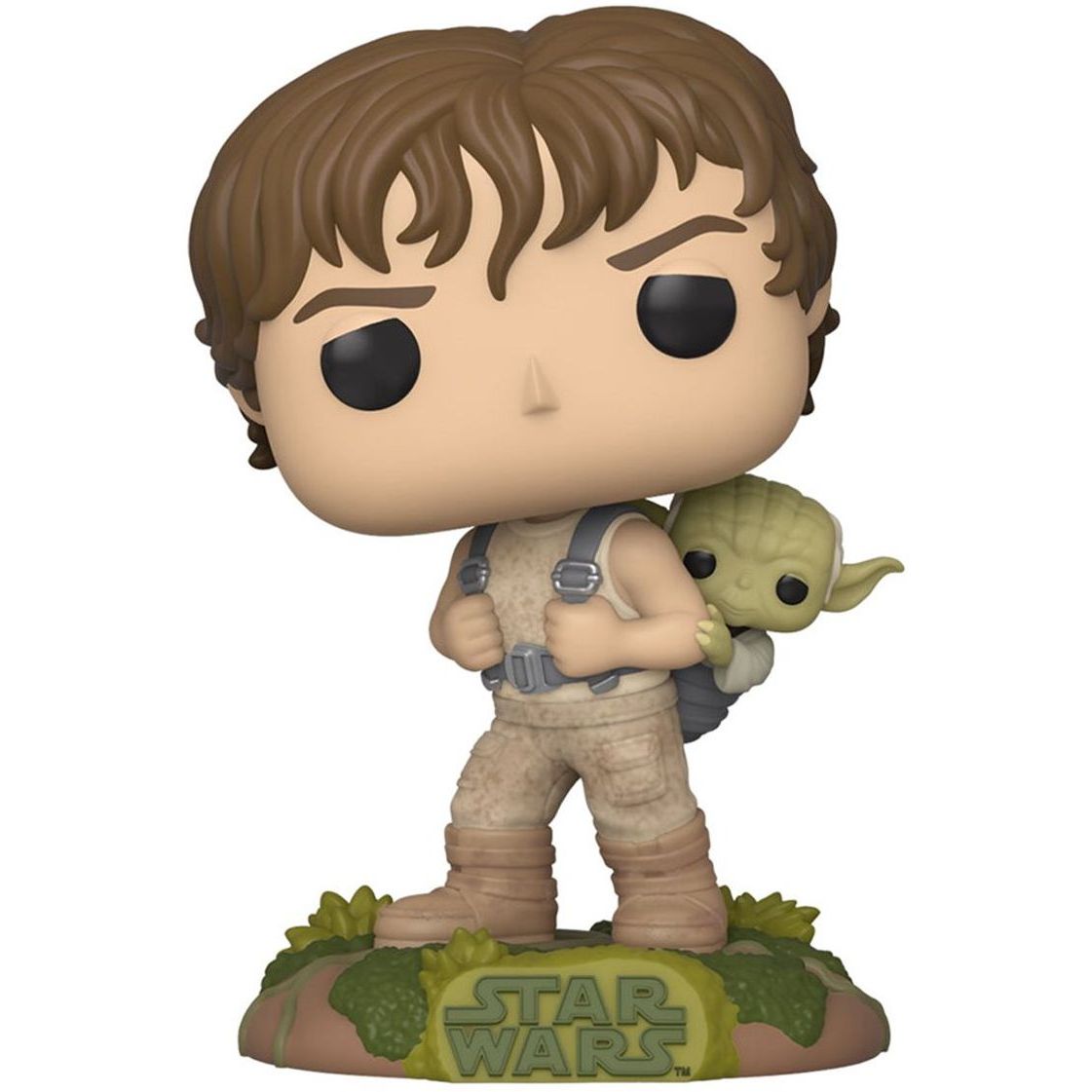 Фигурка Funko Pop Фанко Поп Star Wars Звездные войны Luke with Yoda Люк с Йодой 10 см SW LY 363 - фото 1