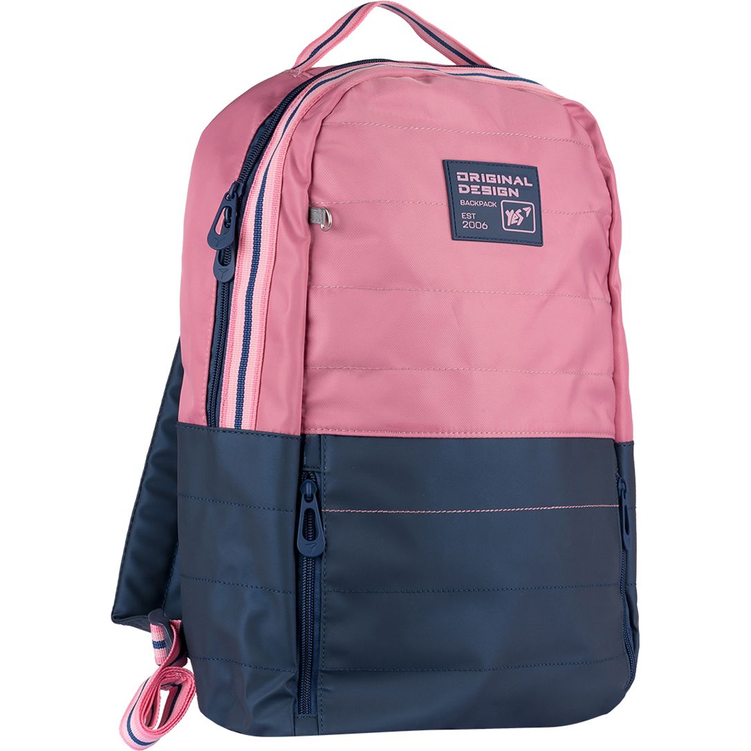 Рюкзак Yes T-122 Sense, синій з рожевим (552527) - фото 2