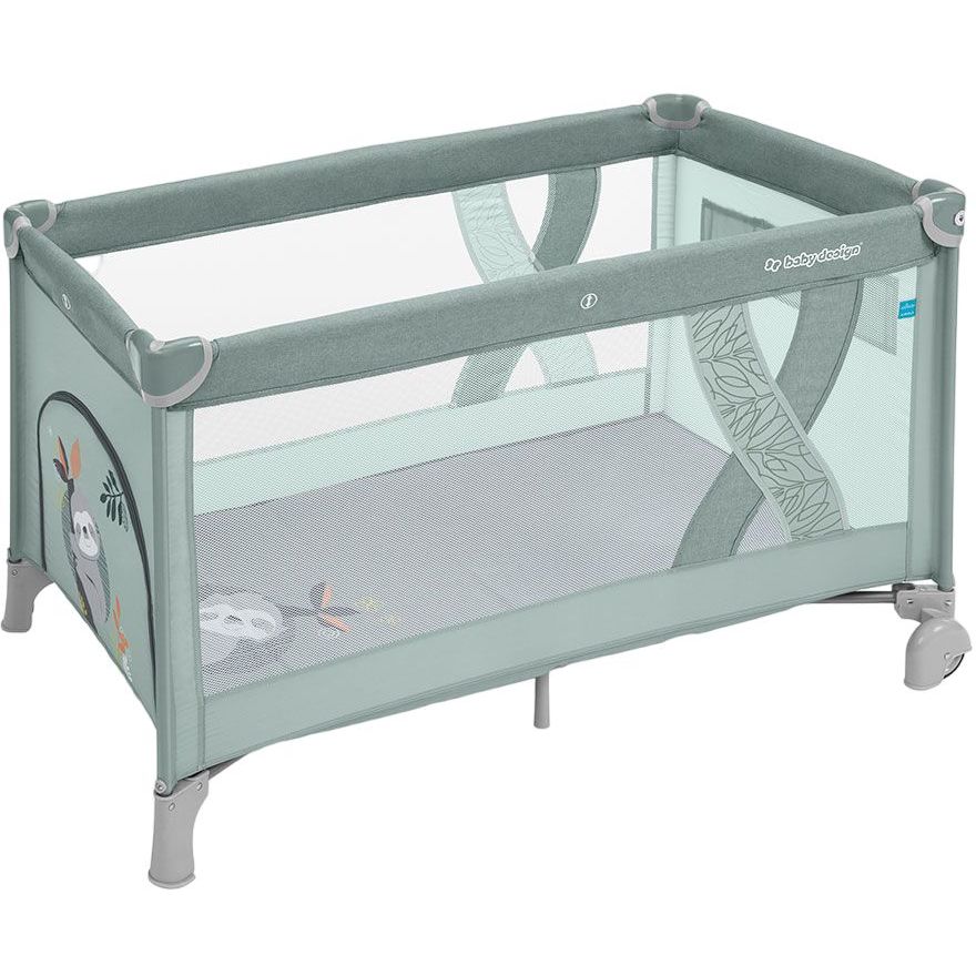 Манеж-ліжечко Baby Design Simple 04 Green (292583) - фото 1