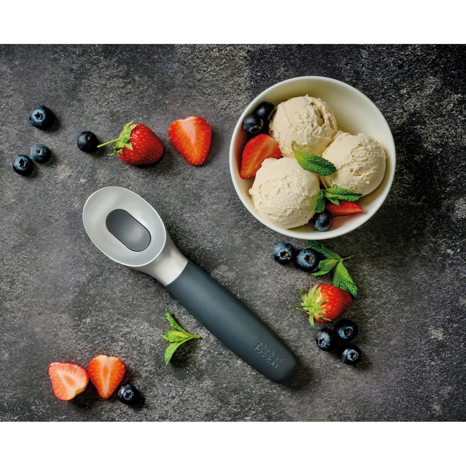 Ложка для мороженого Joseph Joseph Elevate Ice-cream Scoop серая (20226) - фото 12