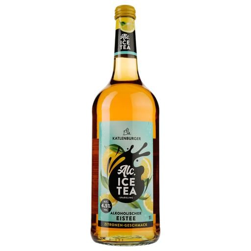Напиток слабоалкогольный Katlenburger Alc Ice tea лимон, 4,5%, 1 л (917012) - фото 1