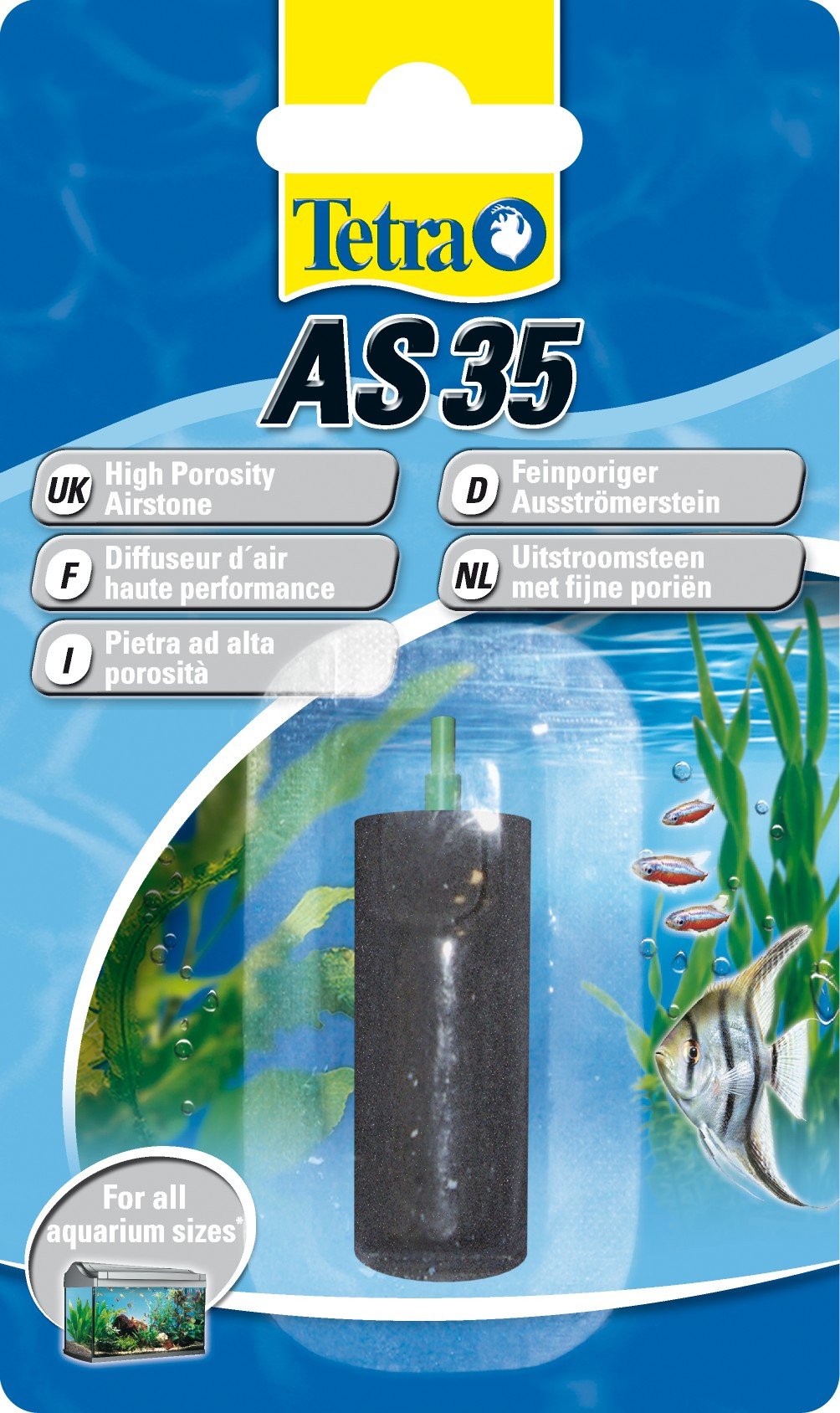 Распылитель для аквариума Tetra AS35 воздушный цилиндр, h=35 мм (603554) - фото 1