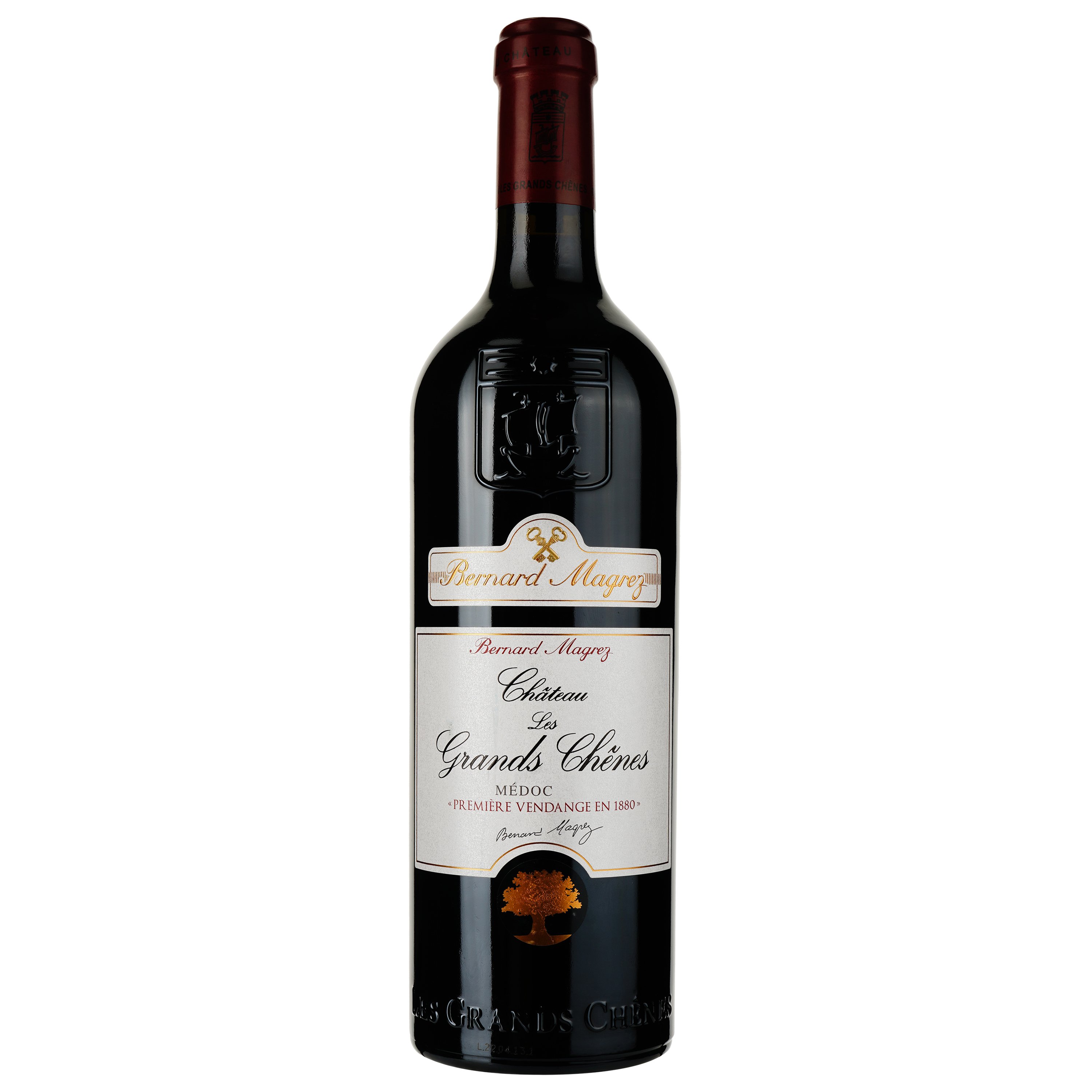 Вино Chateau Les Grands Chenes 2020, красное, сухое, 0.75 л - фото 1
