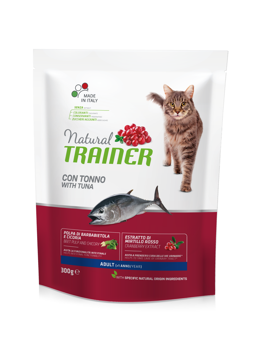 Сухий корм для котів Trainer Natural Super Premium Adult with Tuna, з тунцем, 300 г - фото 1