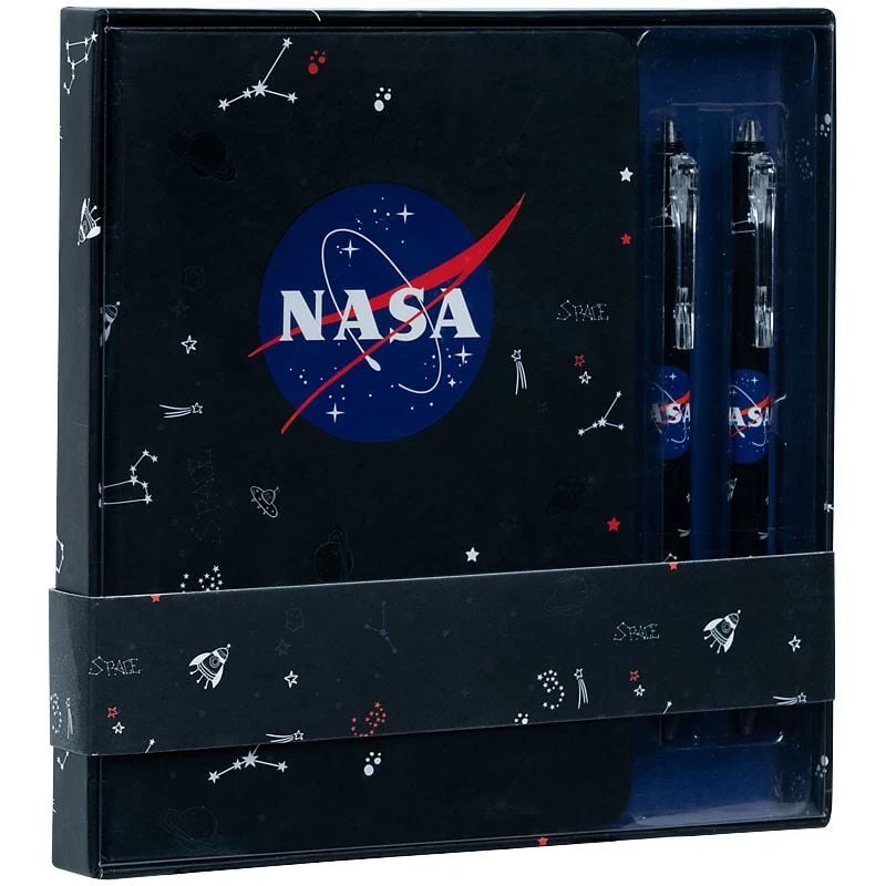 Набір подарунковий Kite NASA блокнот і 2 ручки (NS21-499) - фото 2