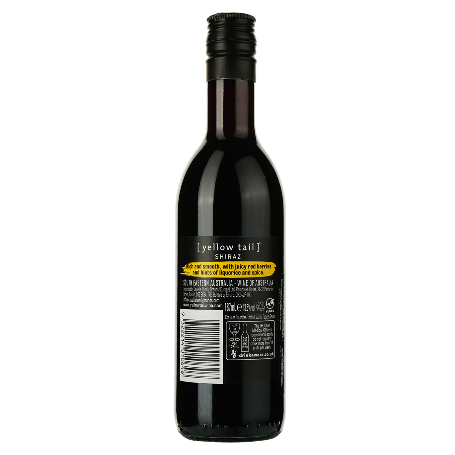 Вино Yellow Tail Shiraz червоне напівсухе 0.187 л - фото 2