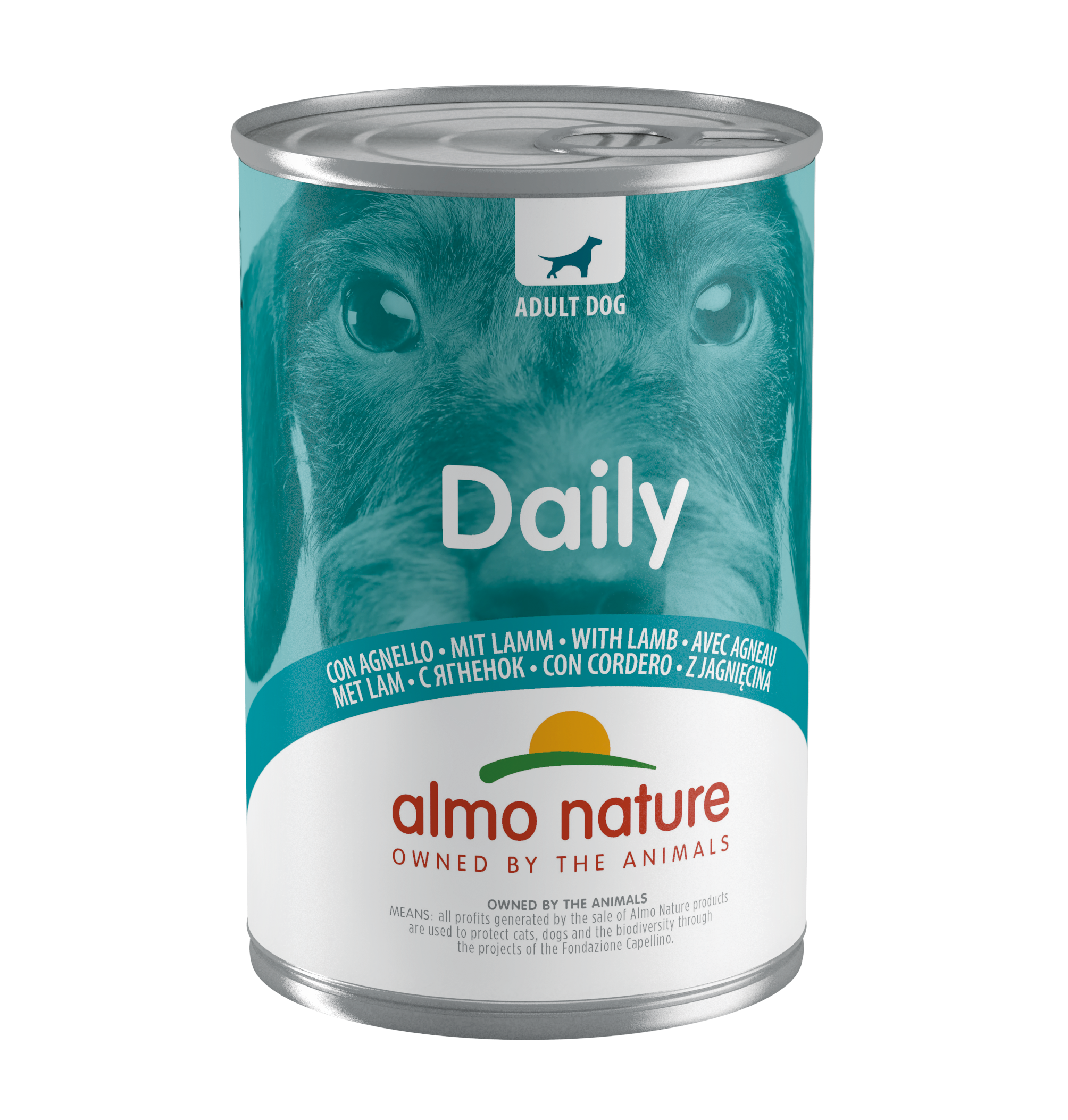 Влажный корм для собак Almo Nature Daily Menu Dog, ягненок, 400 г (173) - фото 1