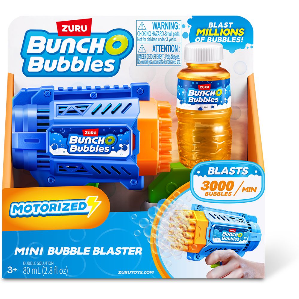 Игровой набор Bunch O Bubbles серии Mini Бластер с мыльными пузырями (11347) - фото 8