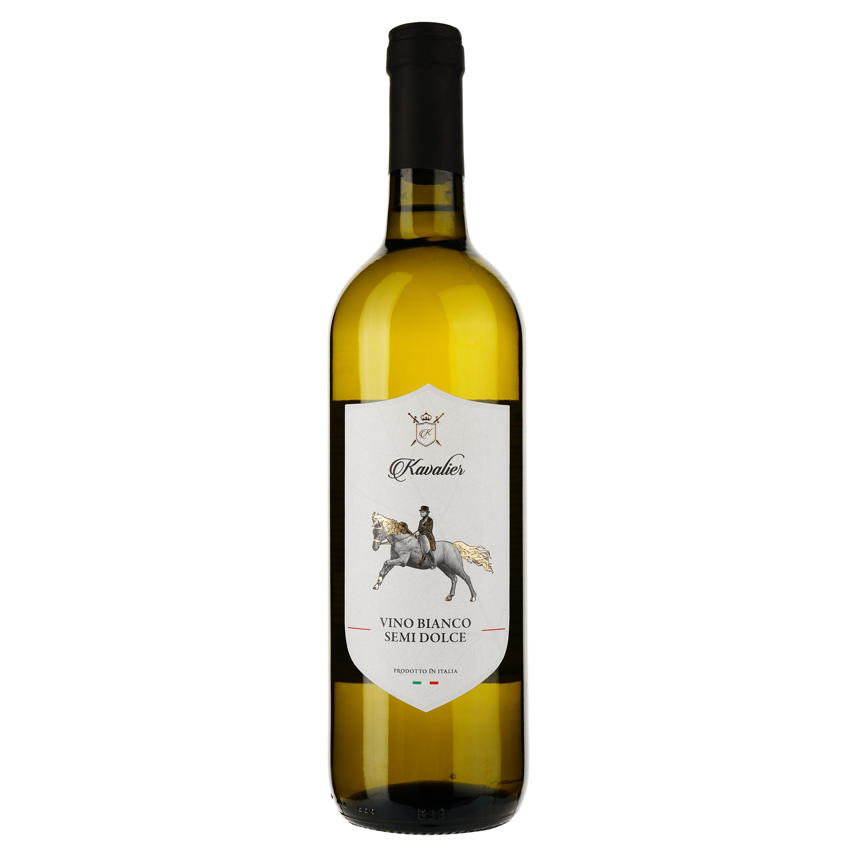 Вино Kavalier Vino Bianco Senza Semi Sweet, біле, напівсолодке, 0,75 л - фото 1