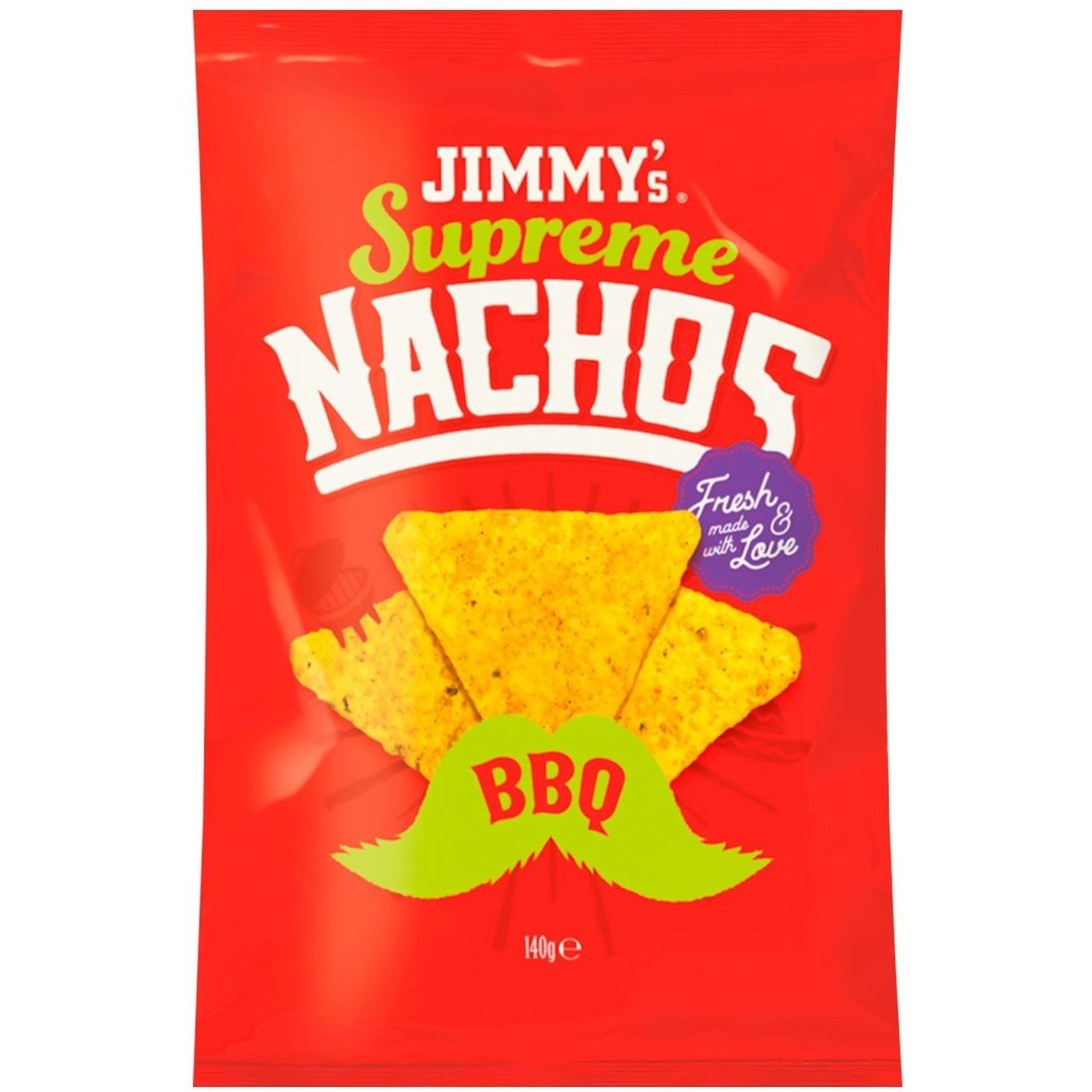 Чипсы Jimmy’s Supreme Nachos BBQ 140 г - фото 1