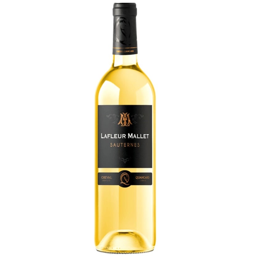 Вино Cheval Quancard Lafleur Mallet Sauternes AOC, біле, солодке, 13,5%, 0,75 л - фото 1