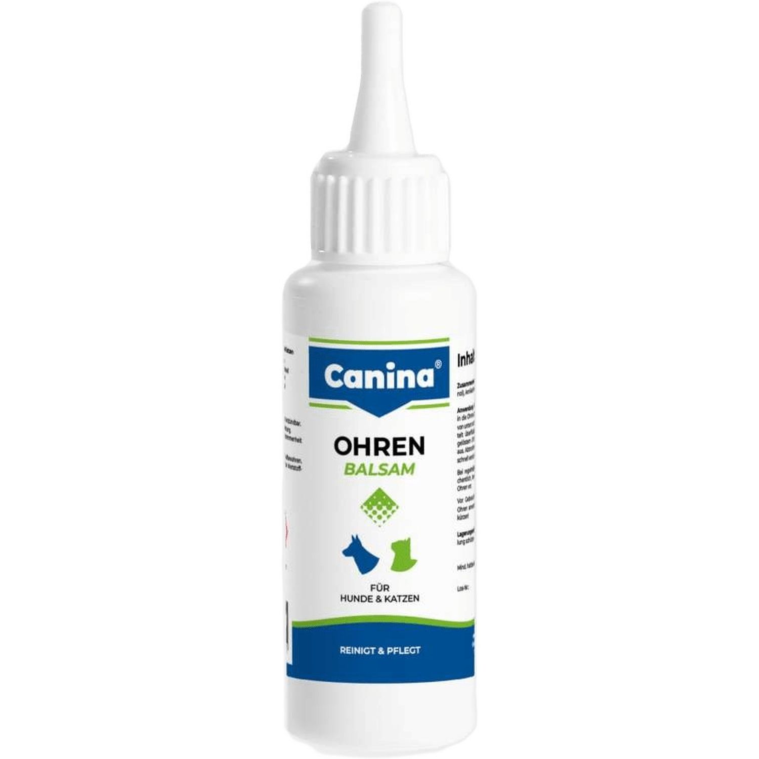 Бальзам Canina Ohren Balsam, профілактичний, для догляду за вухами собак та котів, 100 мл - фото 1